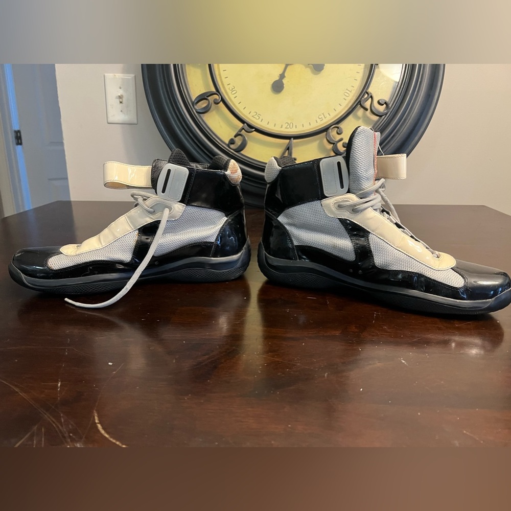 Used Mens Prada America Cup High Top.
